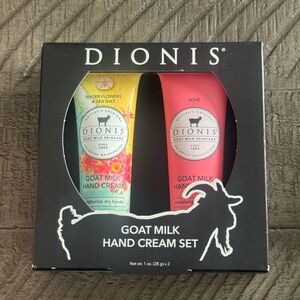 Dionis Goat Milk Hand Cream Set - Floral and Pink